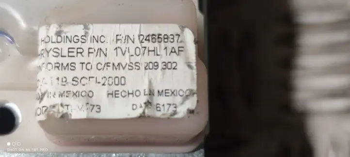 Jeep Grand Cherokee (2010 - 2021) 1VL07HL1AF Передний ремень безопасности — фото 2
