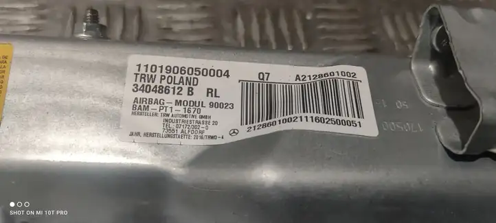 Mercedes-Benz E W212 (2009 - 2016) 34048612 Подушка безопасности пассажира — фото 2