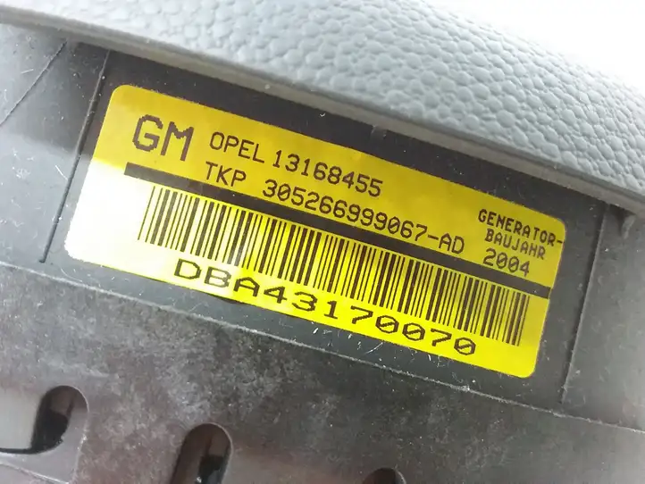 Opel Astra H (2004 - 2009) 13168455 Подушка безопасности руля — фото 3