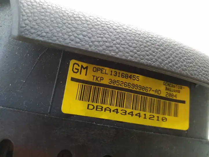 Opel Astra H (2004 - 2009) 13168455 Подушка безопасности руля — фото 3