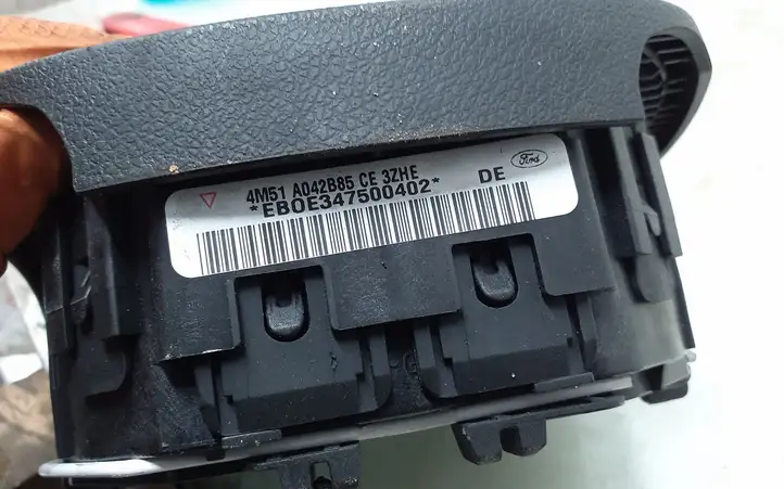 Ford Focus (2005 - 2008) 4M51A042B85 Подушка безопасности руля — фото 3