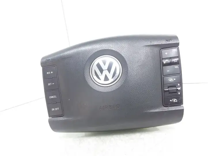Volkswagen Touareg I (2002 - 2010) 3D0880201AB Подушка безопасности руля — фото 1