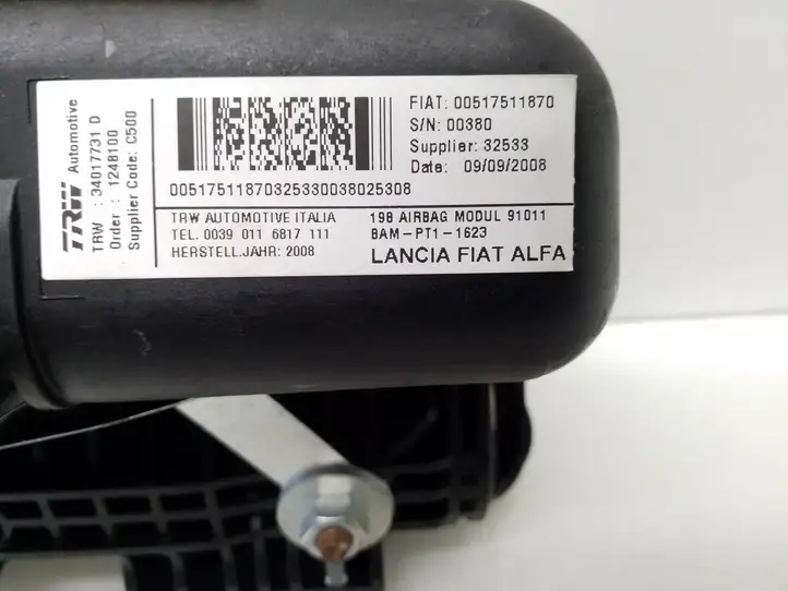 Lancia Delta (2008 - 2014) 00517511870 Подушка безопасности пассажира — фото 6