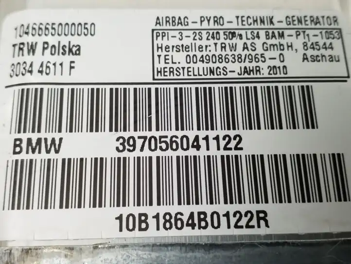 BMW X3 E83 (2003 - 2010) 3970560 Подушка безопасности пассажира — фото 4