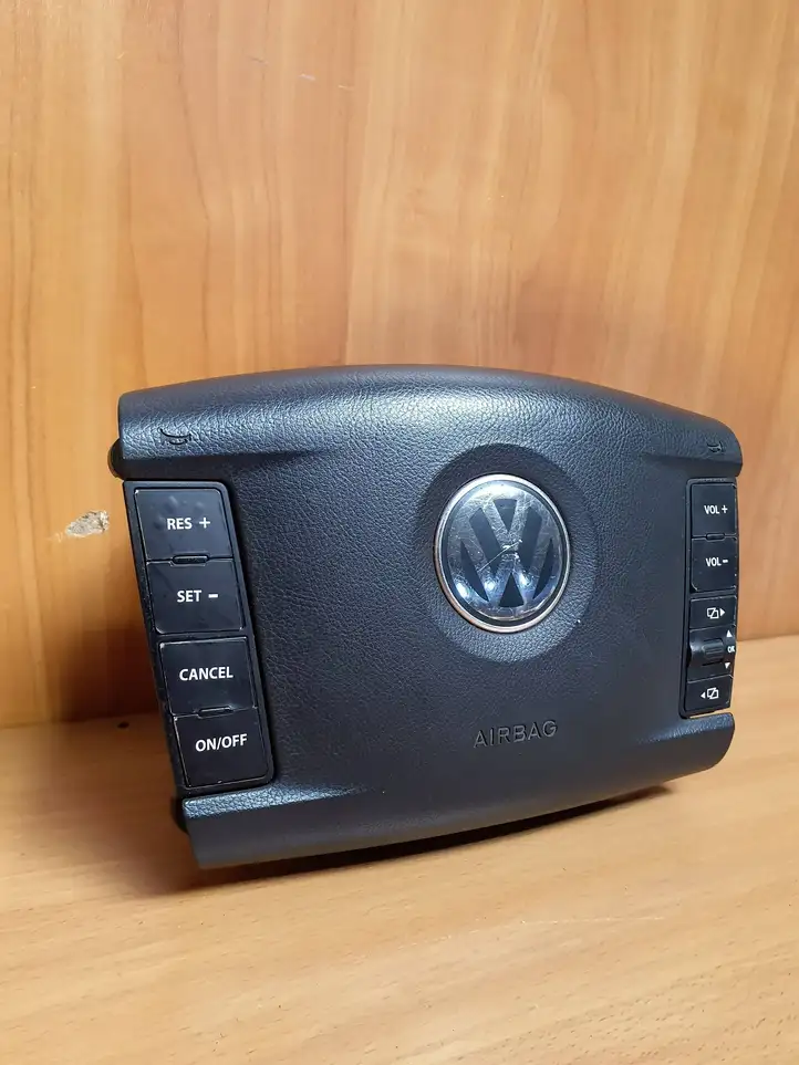 Volkswagen Touareg I (2002 - 2010) 7L6880201CA Подушка безопасности руля — фото 2