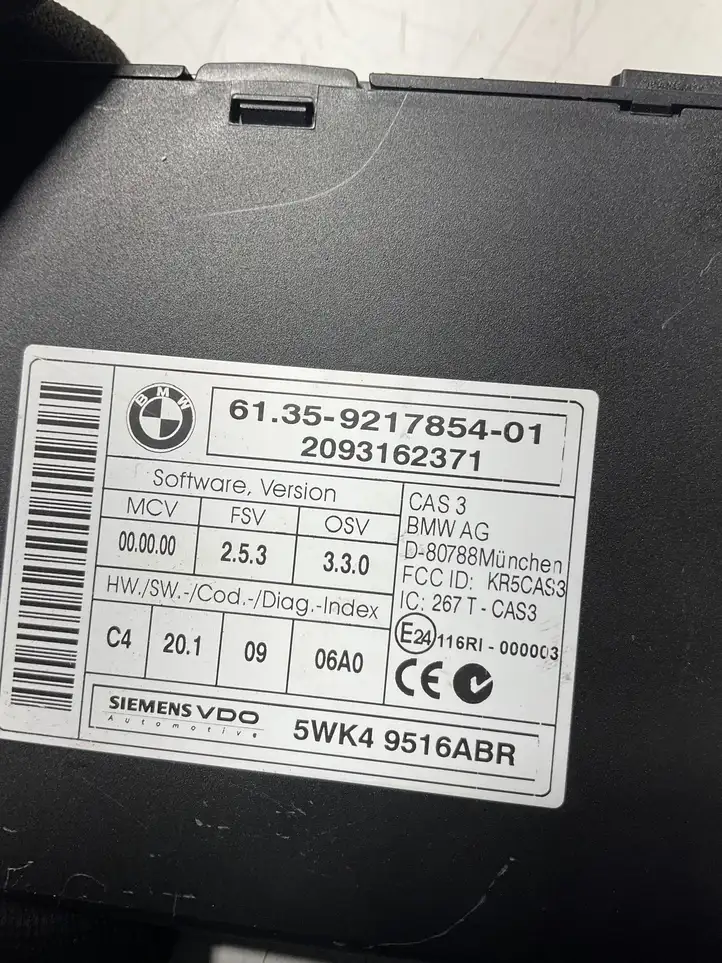 BMW 5 E60 E61 (2004 - 2010) 9134707 Блок бесключевого доступа — фото 3
