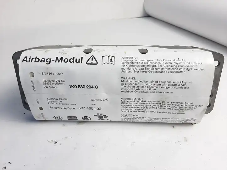 Volkswagen Golf V (2003 - 2009) 1K0880204G Подушка безопасности пассажира — фото 1
