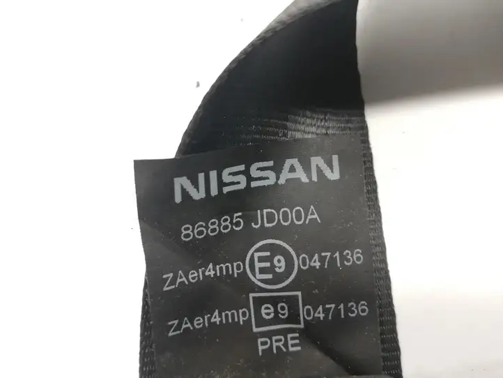 Nissan Qashqai (2010 - 2013) 86885JD00A Передний ремень безопасности — фото 3