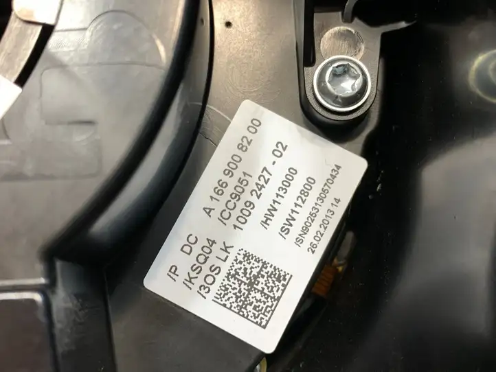 Mercedes-Benz ML W166 (2012 - 2017) A1669008200 Контактное кольцо SRS — фото 5