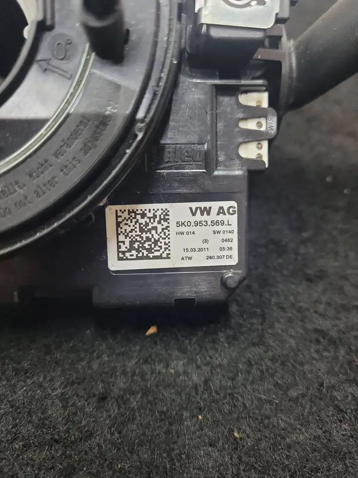 Volkswagen Tiguan (2007 - 2011) 5K0953569L Контактное кольцо SRS — фото 4