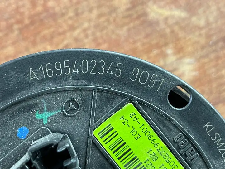 Mercedes-Benz A W169 A1695402345 Контактное кольцо SRS — фото 5