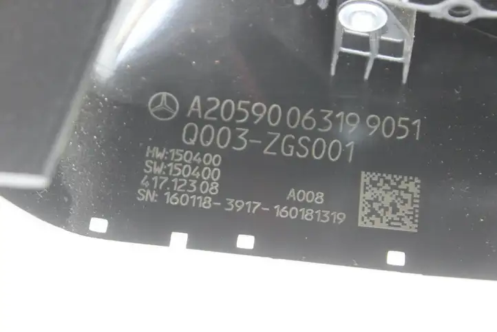 Mercedes-Benz C W205 (2014 - 2021) A2059006319 Контактное кольцо SRS — фото 6