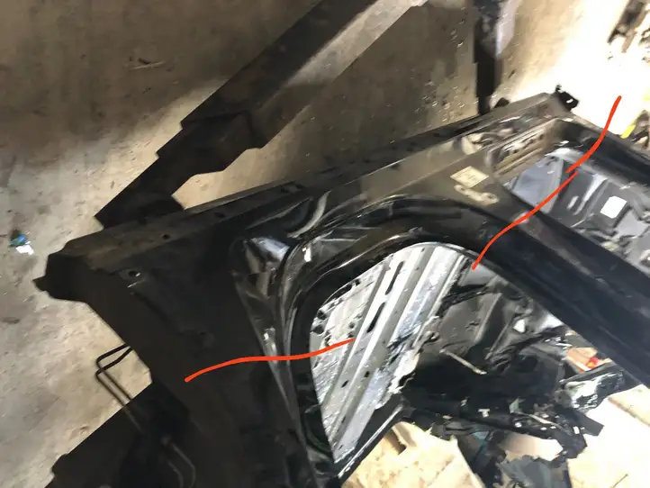 Tesla Model Y (2019 - 2024) Передний порог кузова — фото 1
