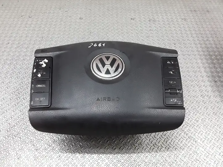 Volkswagen Touareg I (2002 - 2010) 7L6880201CP Подушка безопасности руля — фото 1