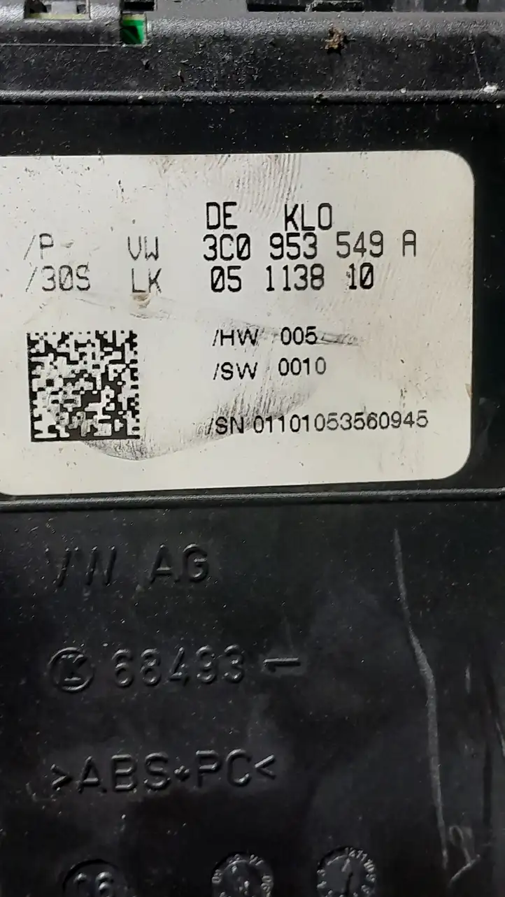 Volkswagen PASSAT B6 (2005 - 2010) 3C0953549R Контактное кольцо SRS — фото 2