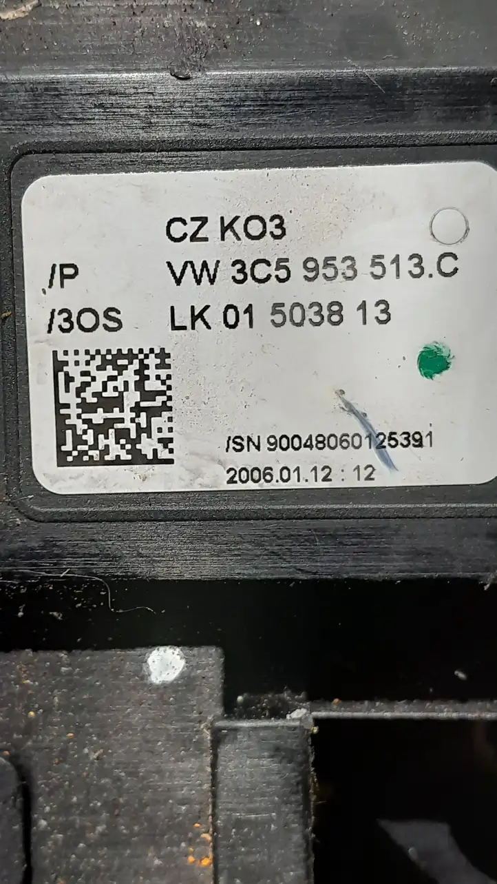 Volkswagen PASSAT B6 (2005 - 2010) 3C0953549R Контактное кольцо SRS — фото 3