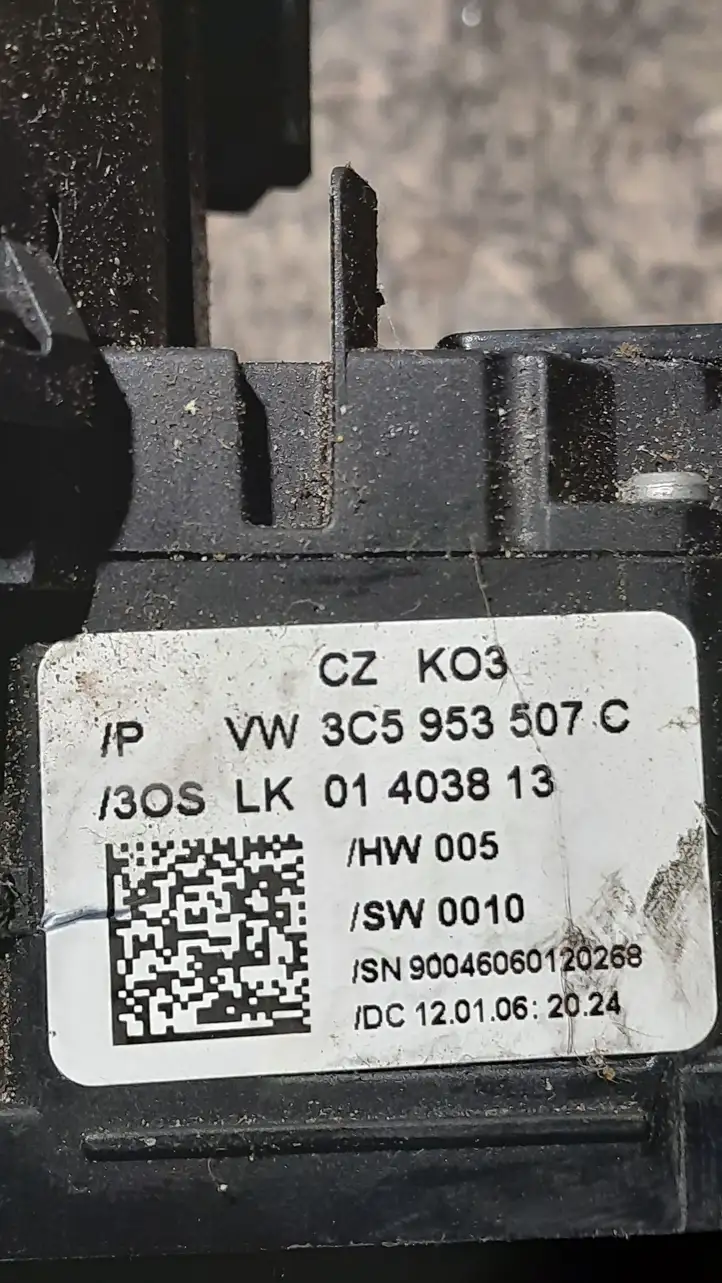 Volkswagen PASSAT B6 (2005 - 2010) 3C0953549R Контактное кольцо SRS — фото 5