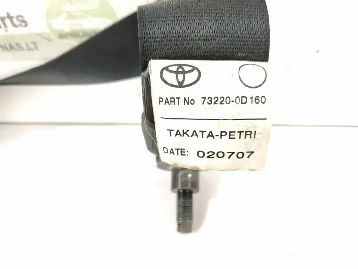 Toyota Yaris (2005 - 2009) DALISID3321 Передний ремень безопасности — фото 4