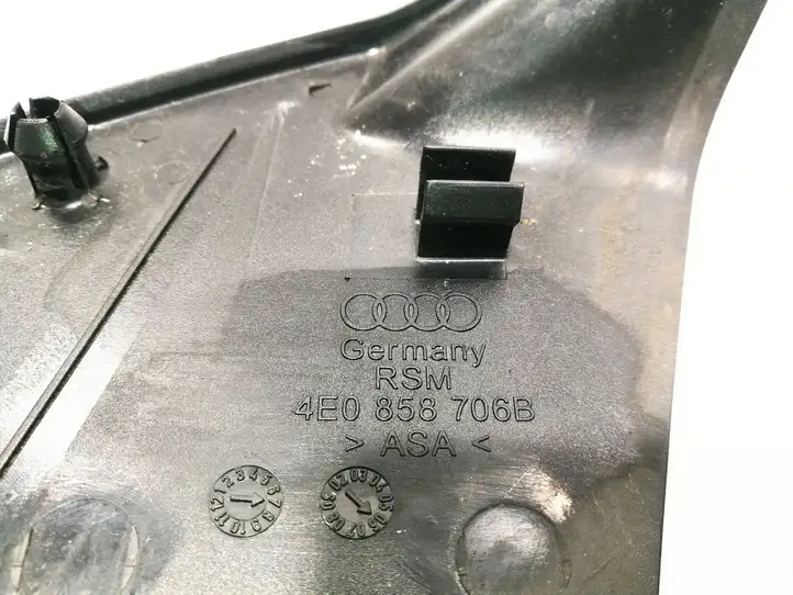 Audi A8 S8 D3 4E (2005 - 2007) 4E0858706B Прочая отделка передней двери — фото 2
