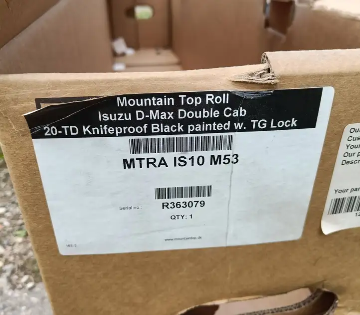 Isuzu D-Max (2019 - ) MTRAIS10M53 Шторка — фото 4