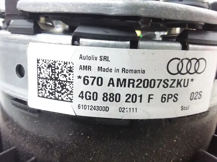 Audi A6 C7 (2011 - 2014) 4G0880201F Подушка безопасности руля — фото 4