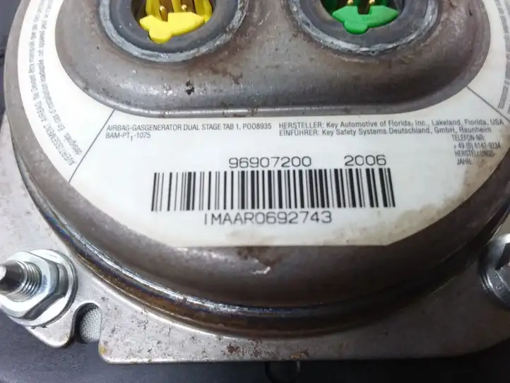 Fiat Croma (2005 - 2011) 735399616 Подушка безопасности руля — фото 3