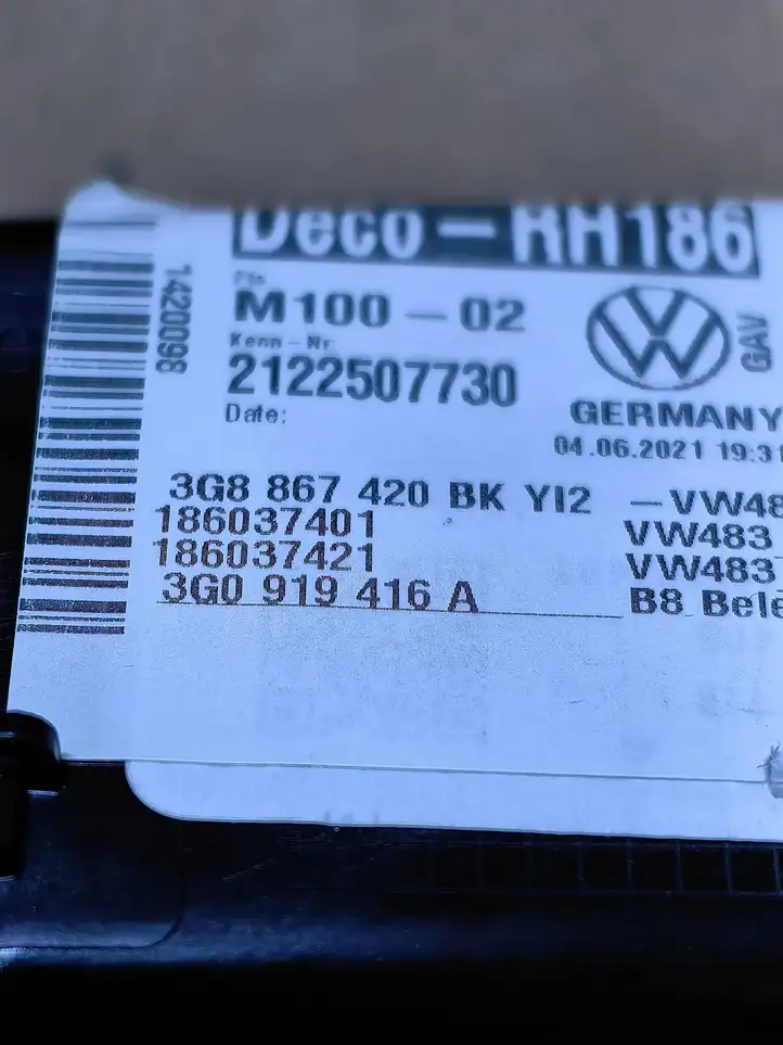 Volkswagen Arteon (2017 - ) 3G0919416A Прочая отделка задней двери — фото 7