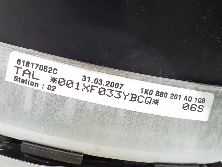 Volkswagen PASSAT B6 (2005 - 2010) 1K0880201AQ Подушка безопасности руля — фото 6