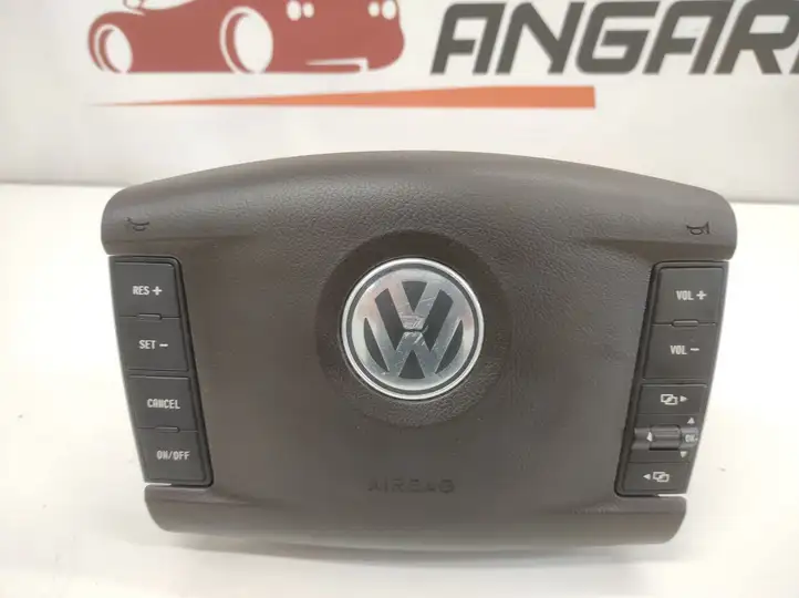 Volkswagen Touareg I (2002 - 2010) 7L6880201DA Подушка безопасности руля — фото 1