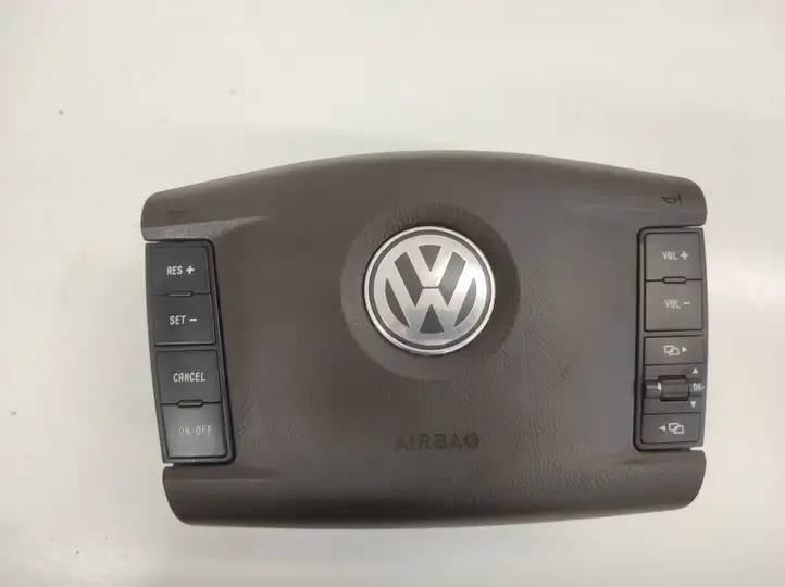 Volkswagen Touareg I (2002 - 2010) 7L6880201DA Подушка безопасности руля — фото 6