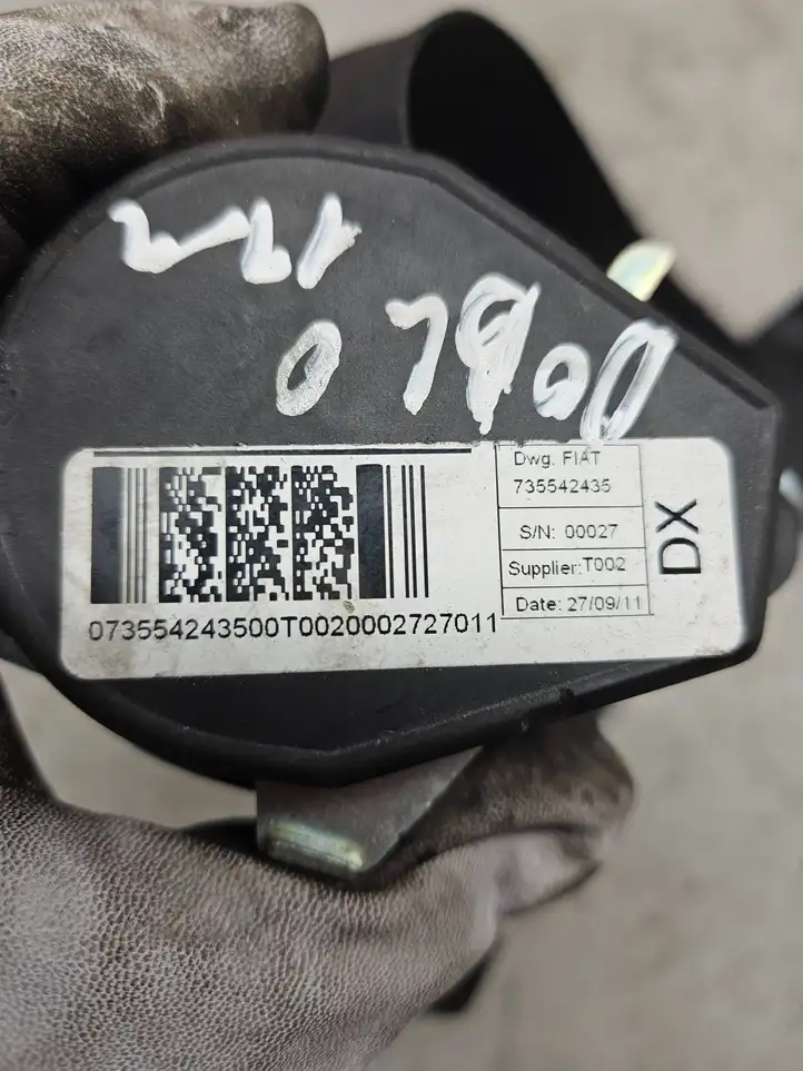 Fiat Doblo (2009 - 2015) 735542435 Передний ремень безопасности — фото 7