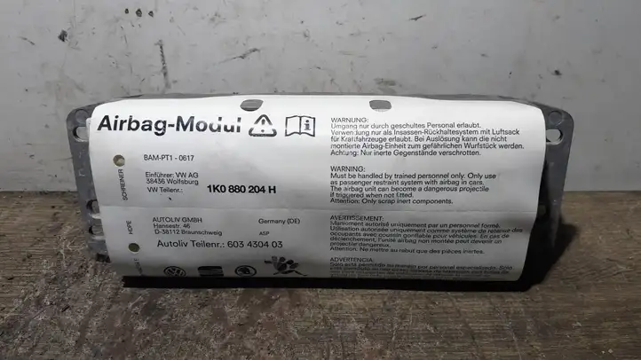 Volkswagen Golf V (2003 - 2009) 1K0880204H Подушка безопасности пассажира — фото 1