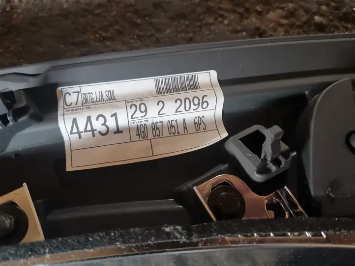 Audi A6 C7 (2014 - 2018) 4G0857051A Отделка внутренней панели салона — фото 3