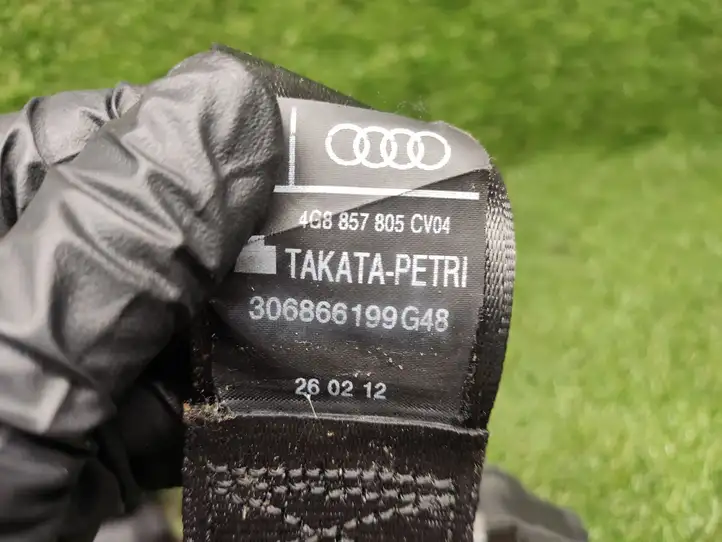 Audi A6 C7 (2011 - 2014) 4G8857805 Задний ремень безопасности — фото 1