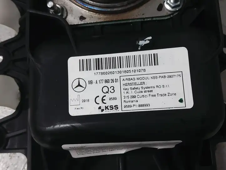 Mercedes-Benz A W177 (2018 - ) A1778602601 Подушка безопасности пассажира — фото 5