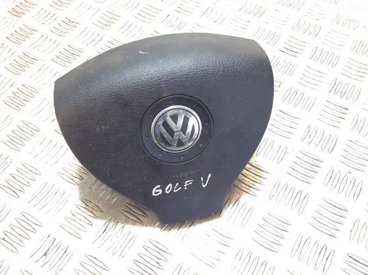 Volkswagen Golf V (2003 - 2009) 1K0880201P Подушка безопасности руля — фото 1