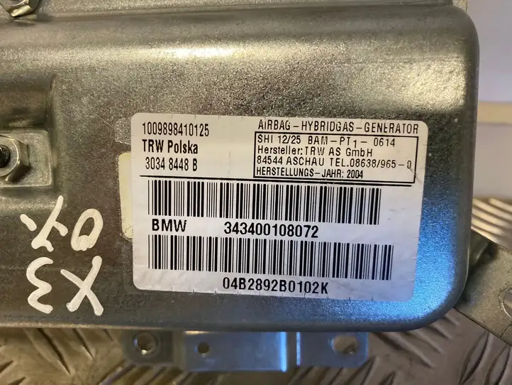 BMW X3 E83 (2003 - 2010) 30348448B Подушка безопасности двери — фото 3