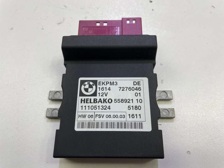 7276046 BMW 3 E90 E91 Degalų (kuro) siurblio valdymo blokas