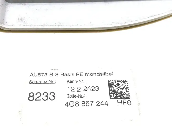 Audi A7 S7 4G (2010 - 2014) 4G8867244 Верхняя обшивка стойки B — фото 5