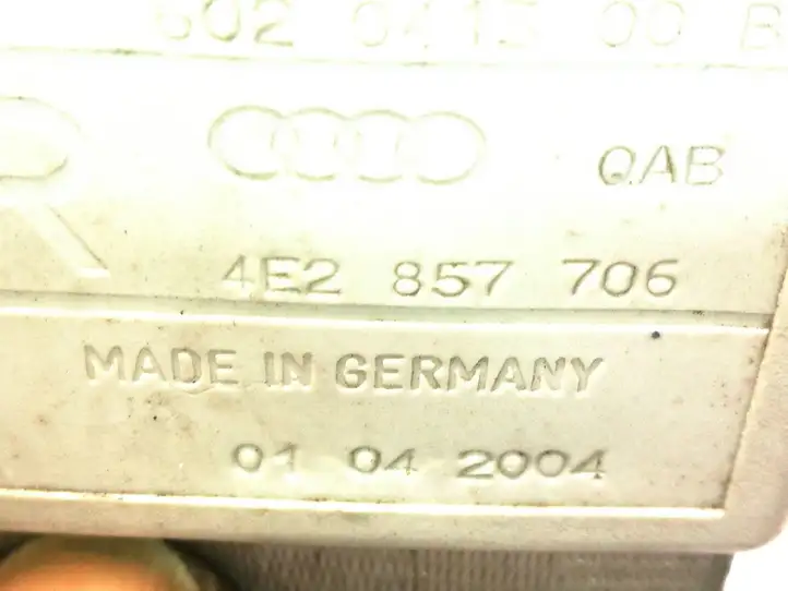 Audi A8 S8 D3 4E (2002 - 2005) 4E2857706 Передний ремень безопасности — фото 2
