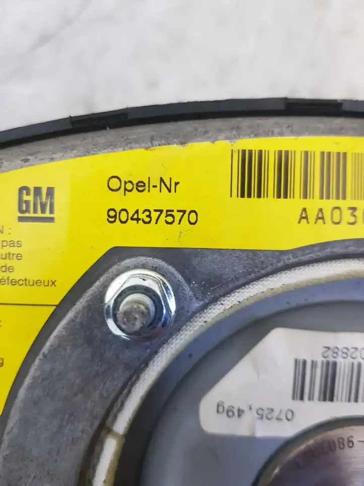 Opel Astra G (1998 - 2004) 90437570 Подушка безопасности руля — фото 5