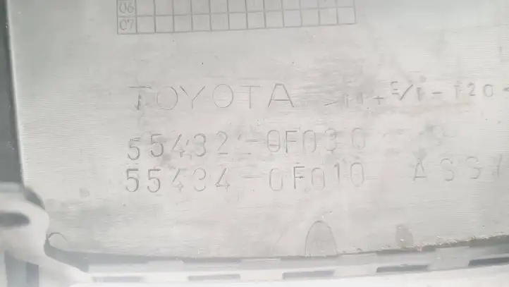 Toyota Corolla Verso AR10 (2004 - 2009) 554320F030 Центральная отделка панели приборов — фото 5