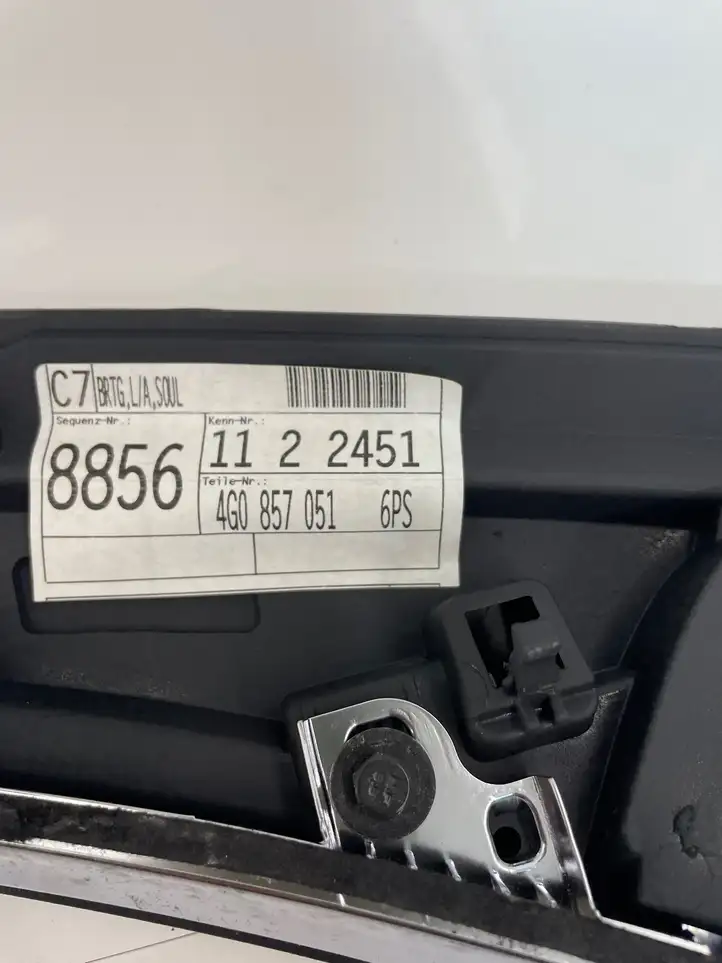 Audi A6 C7 (2014 - 2018) 4G0857051 Центральная отделка панели приборов — фото 2