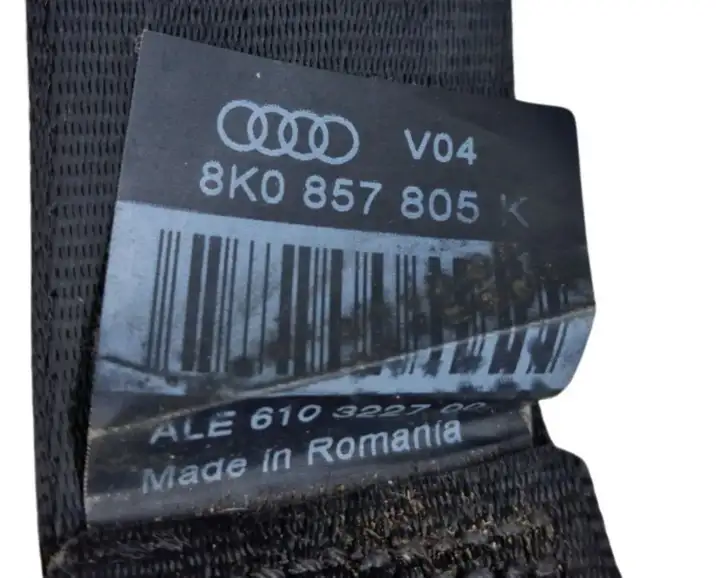 Audi A4 S4 B8 8K (2007 - 2011) 8K0857805K Задний ремень безопасности — фото 6