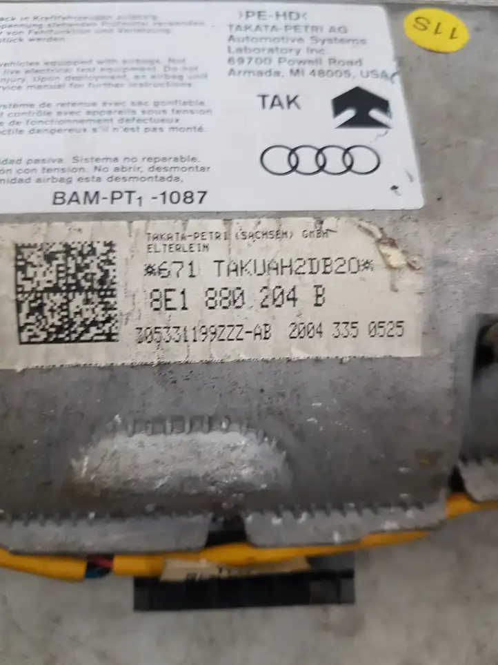Audi A4 S4 B7 8E 8H (2004 - 2009) 8E1880204B Подушка безопасности пассажира — фото 4
