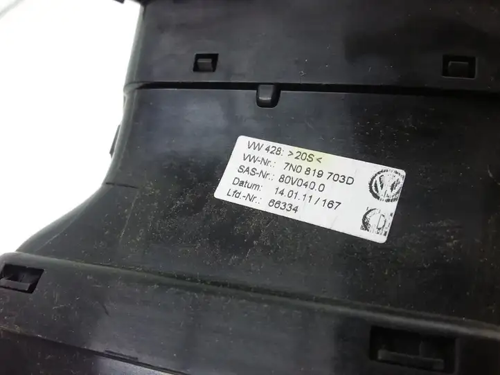 Seat Alhambra (Mk2) (2010 - 2017) 7N0819703D Боковой воздушный дефлектор — фото 4
