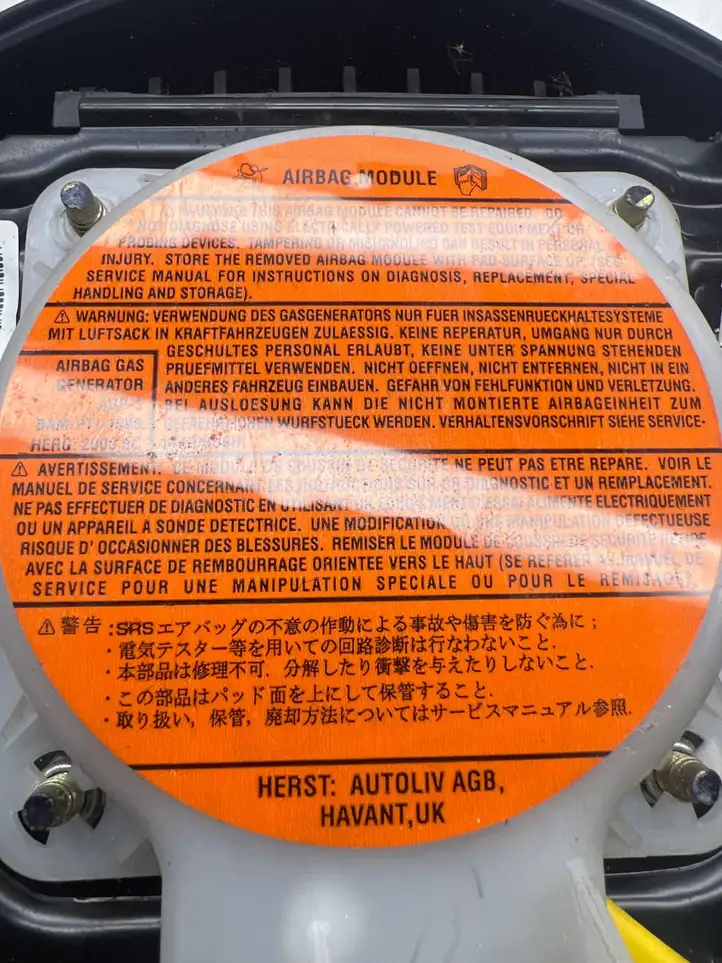 Nissan Almera N16 (2000 - 2010) 531937400 Подушка безопасности руля — фото 3