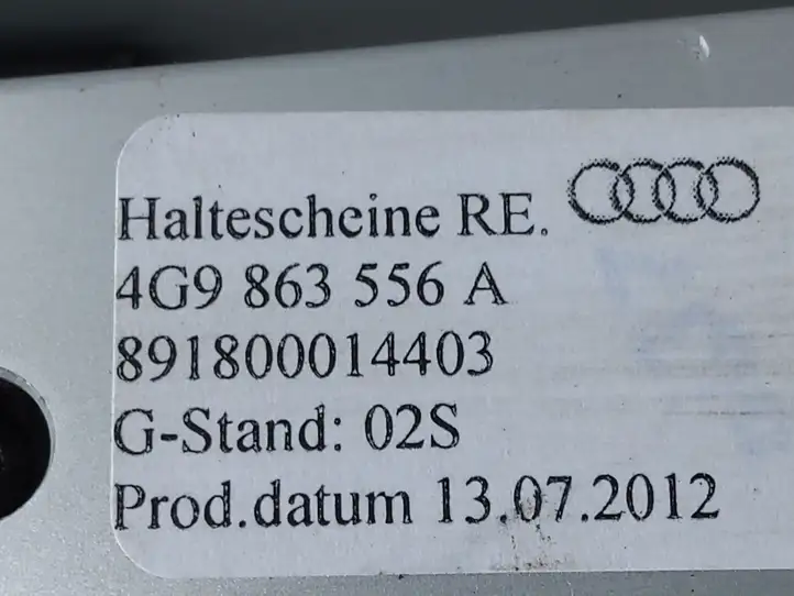 Audi A6 C7 (2011 - 2014) 4G9863555A Прочая отделка багажника — фото 2