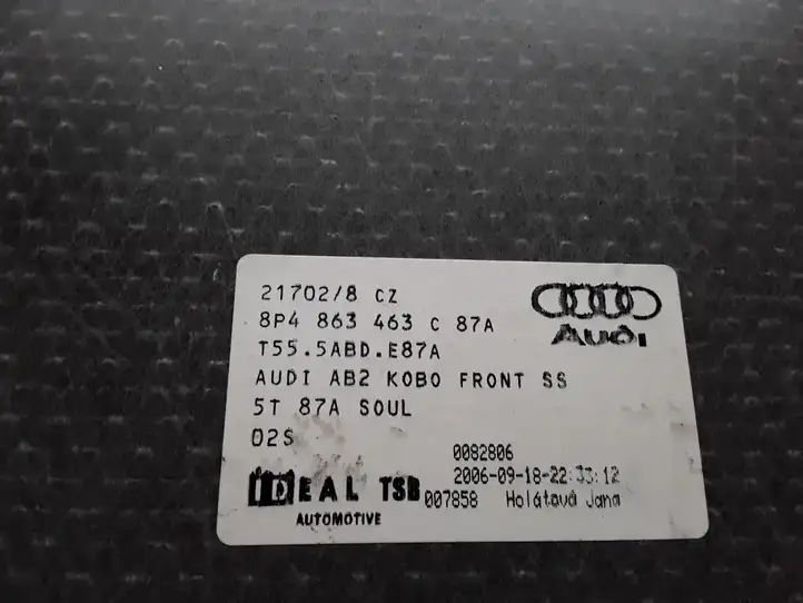 Audi A3/S3 8P (2004 - 2008) 8P4863463 Коврик багажника — фото 3