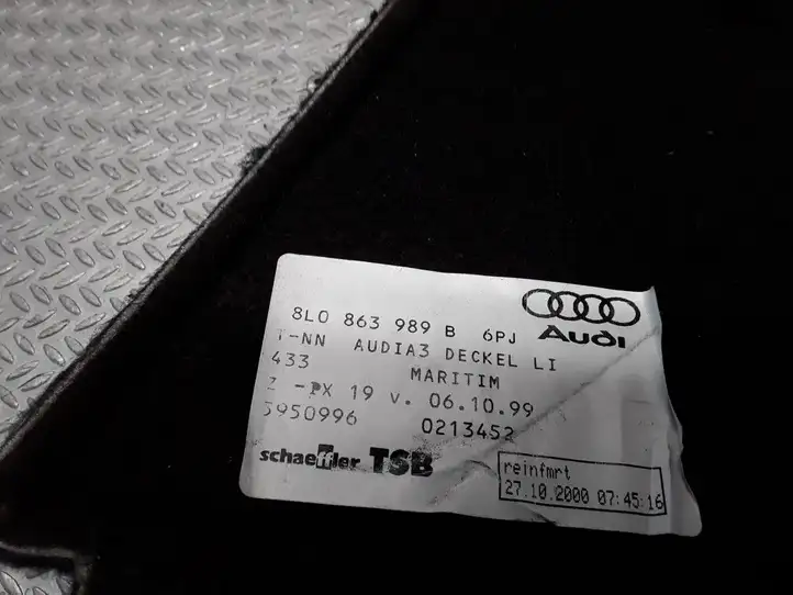 Audi A3/S3 8L (2000 - 2003) 8L0863989B Крышка — фото 2